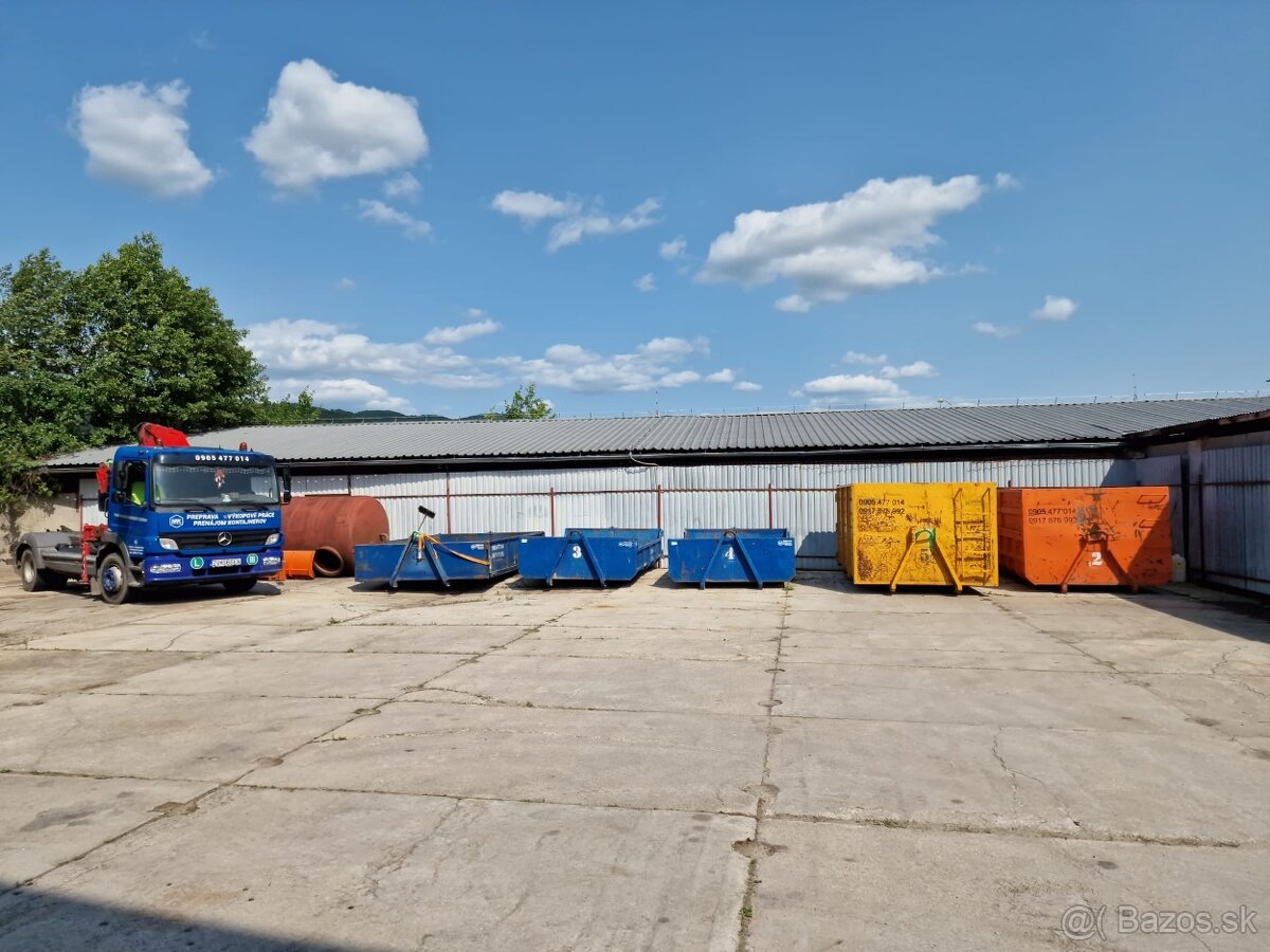 Doprava - preprava s hydraulickou rukou