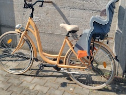 Dámsky bicykel s nosičom pre deti