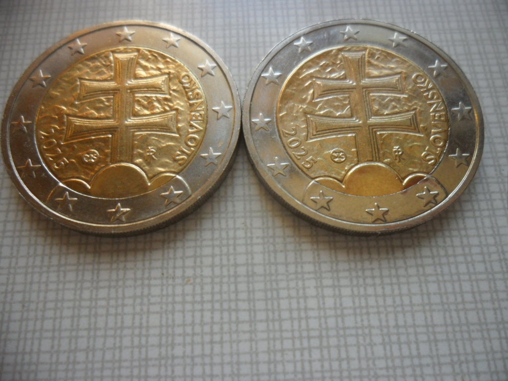 Slovenské euromince - 5 cent, 20 cent, 2 euro