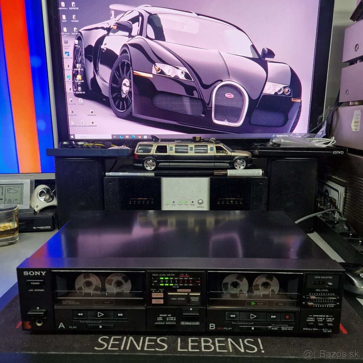 SONY TC-W5...Double kazetový deck , Dolby B,C...
