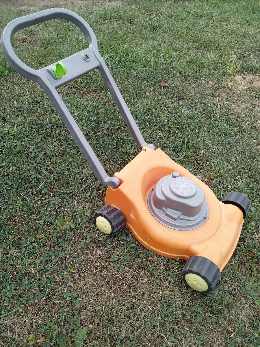 Plastová kosačka-oranžová