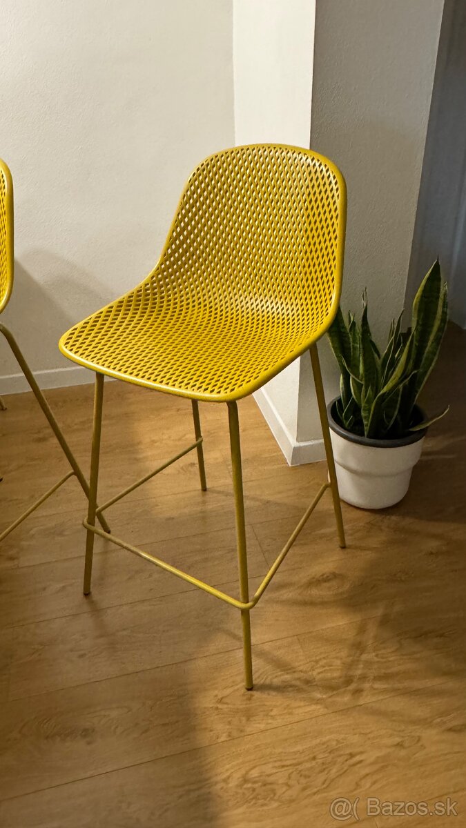 Dizajnové barové stoličky - super stav 3ks