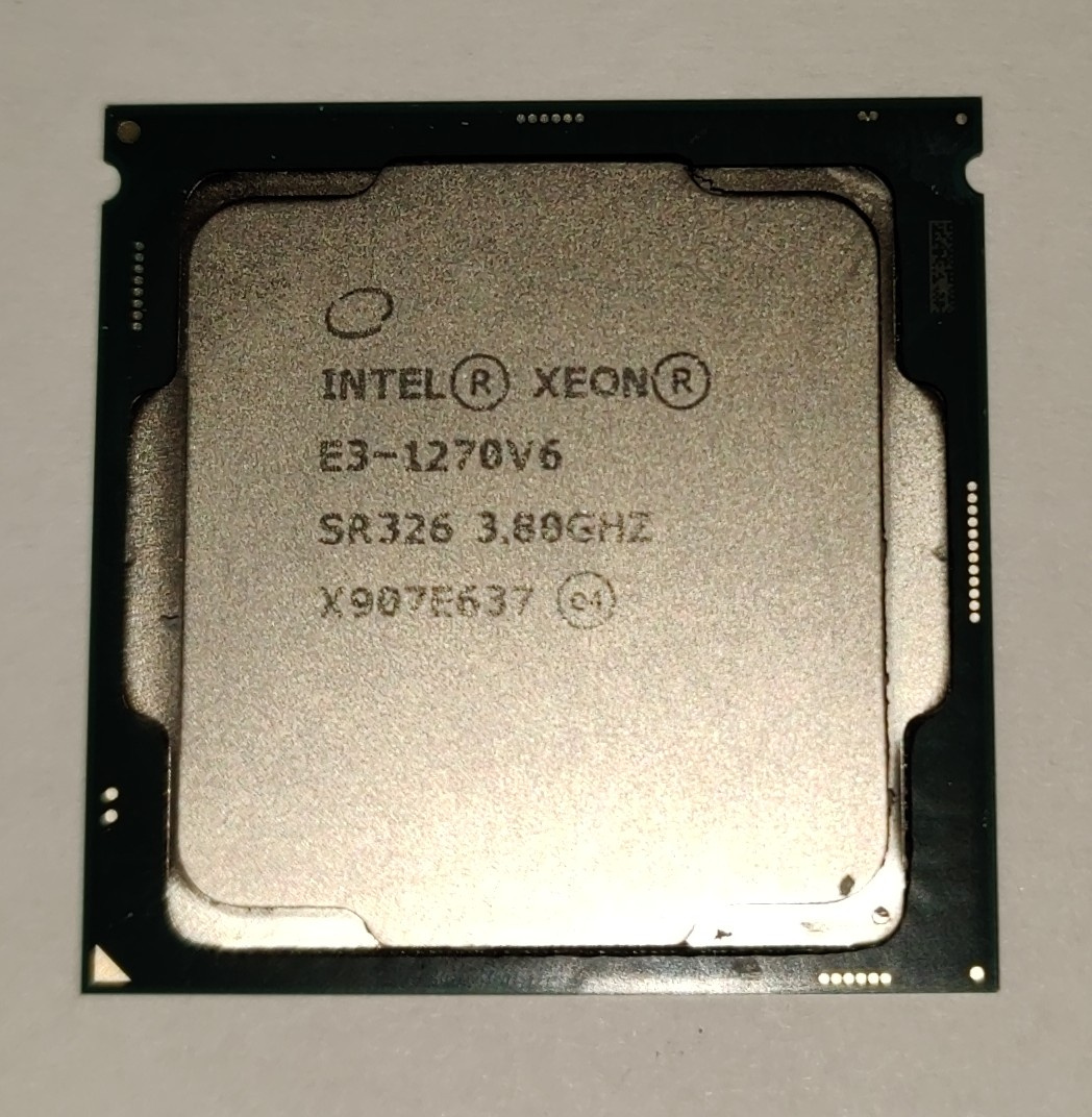 Intel Xeon E3-1270V6