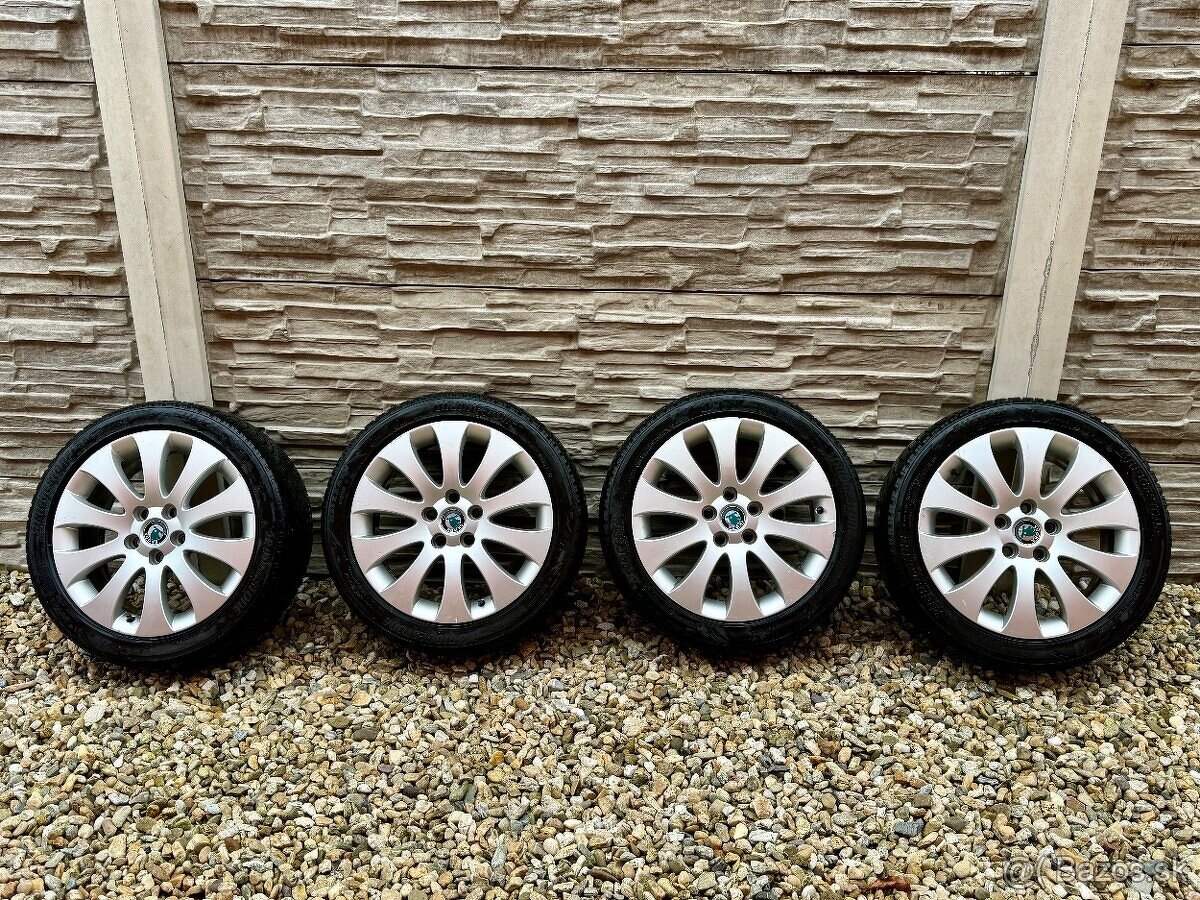 Komplet zimnú sadu alu Škoda VENUS - 5x112 225/45 R17.