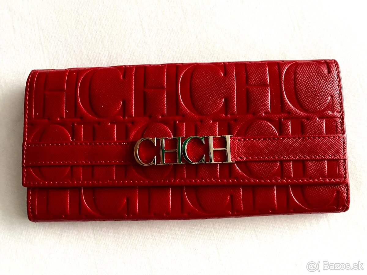 Peňaženka Carolina Herrera - kožená, nová