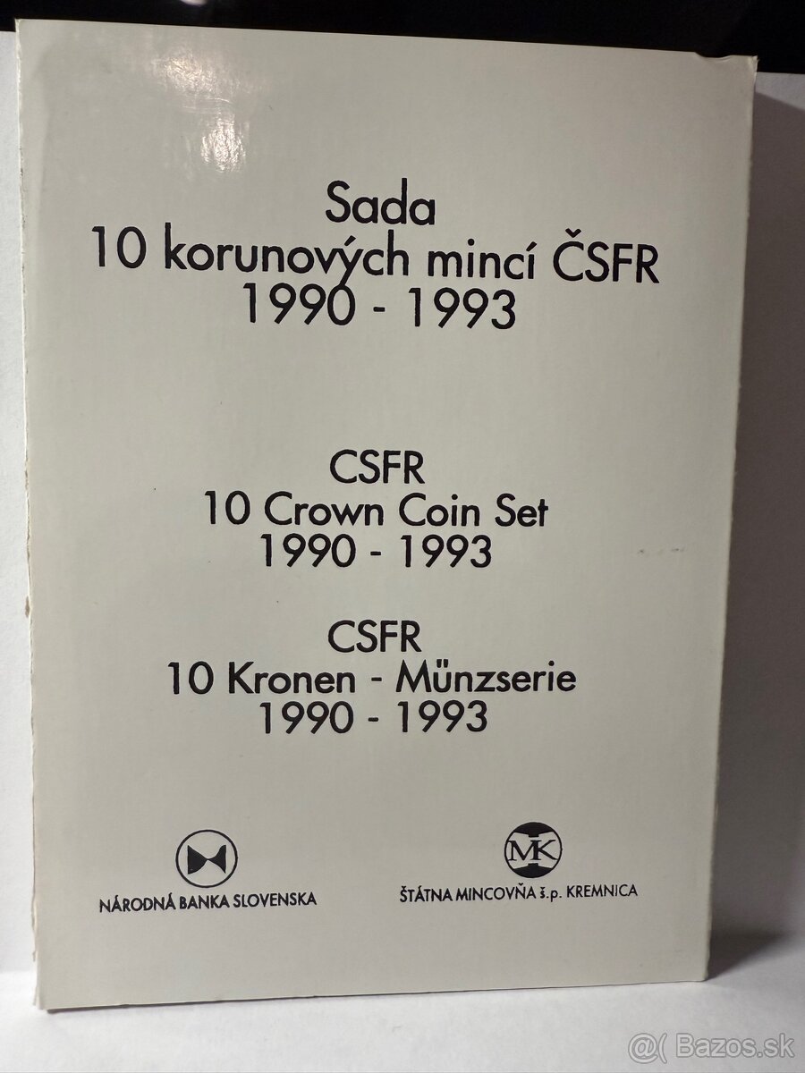 10 korunáčky ČSFR