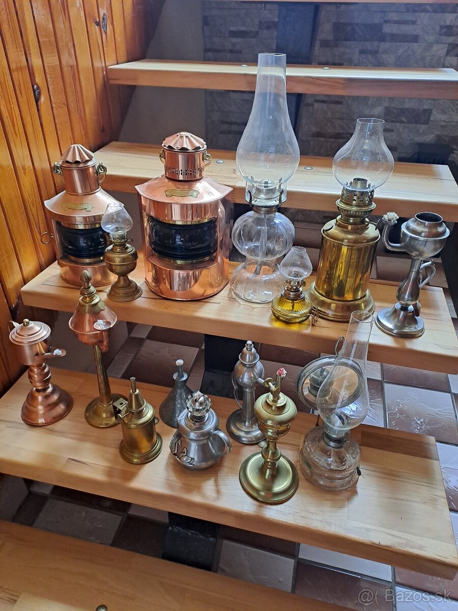 Petrolejove lampy.