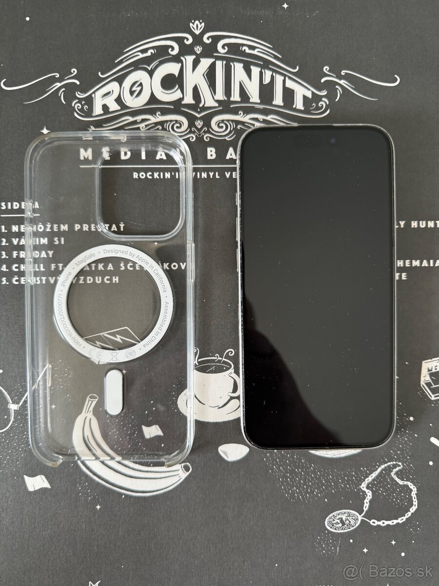 iPhone 15 Pro biely titán 128gb ešte 16 mes. záruka