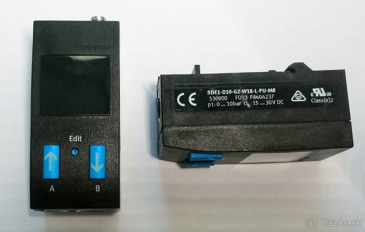 Tlakový senzor FESTO SDE1-D10-G2-W18-L-PU-M8, 10bar⭐