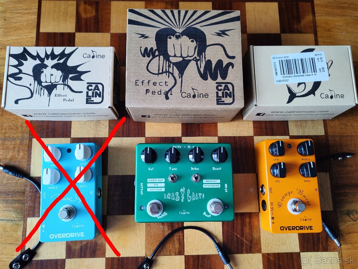 Gitarové efekty Caline overdrive