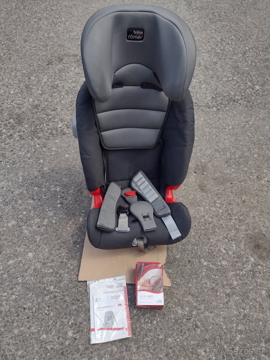 Autosedacka na isofix a zadnu kotvu-hak