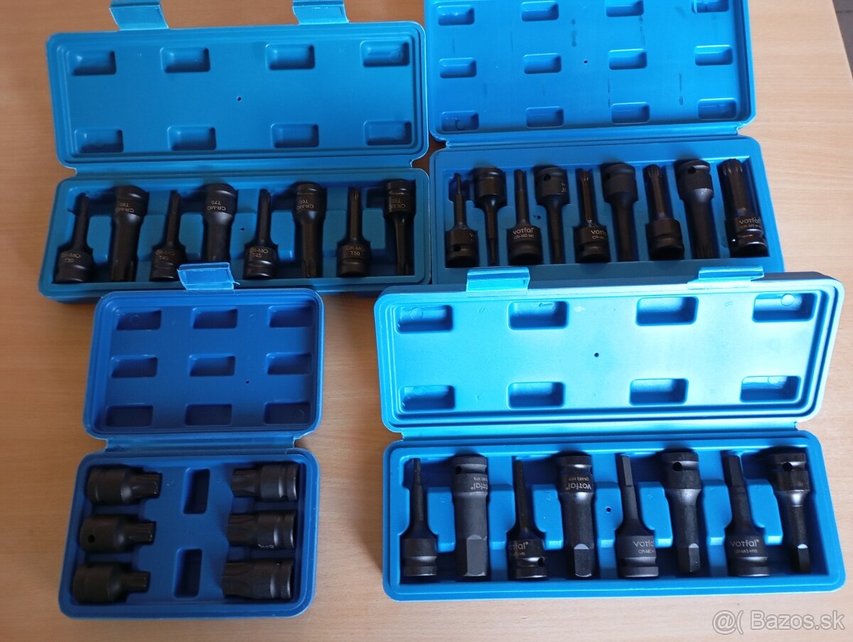 Gola sada-torx,imbus hex,spline