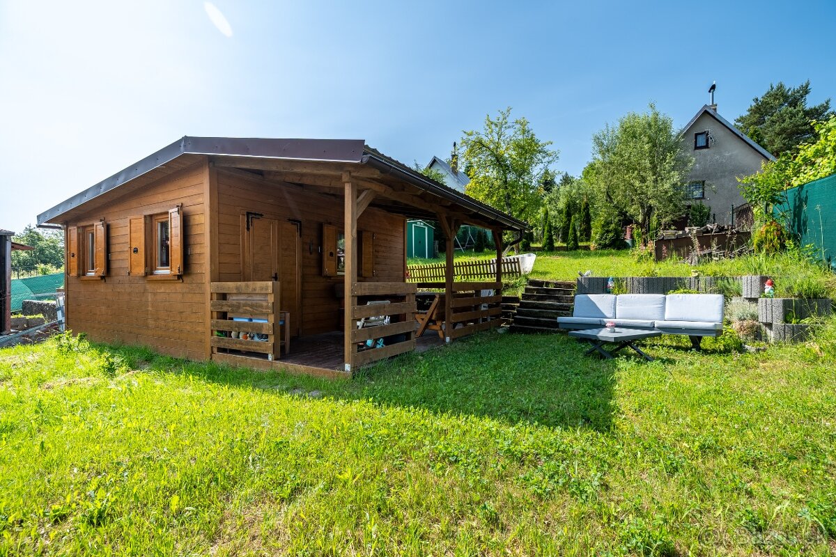 Útulná chata Zdoba – 35 m², pozemok 440 m², elektrina, zaria