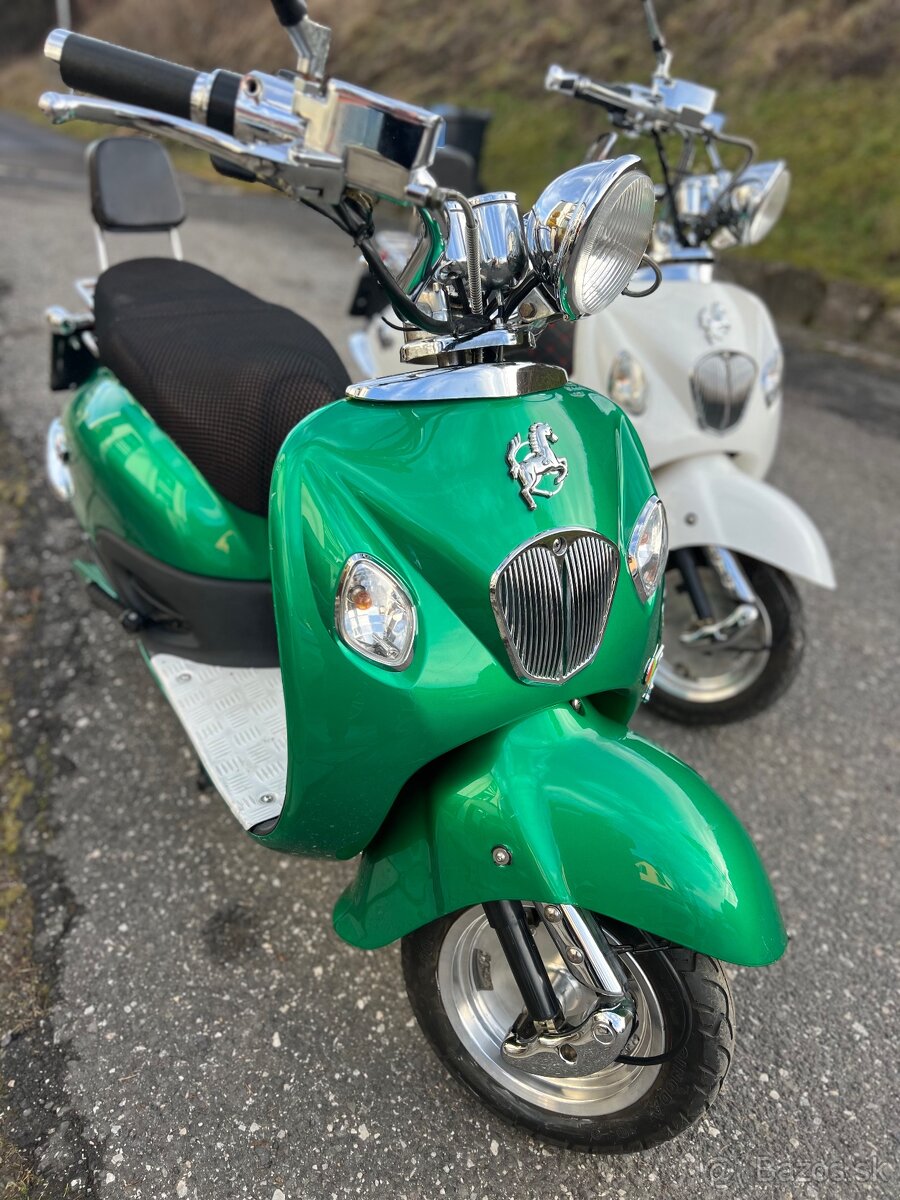 Kúpim elektro skúter - retro na ND