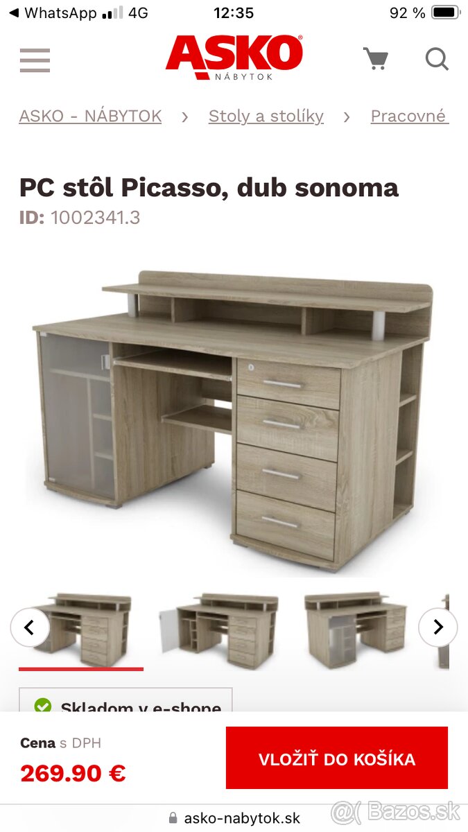 Pracovný stôl
