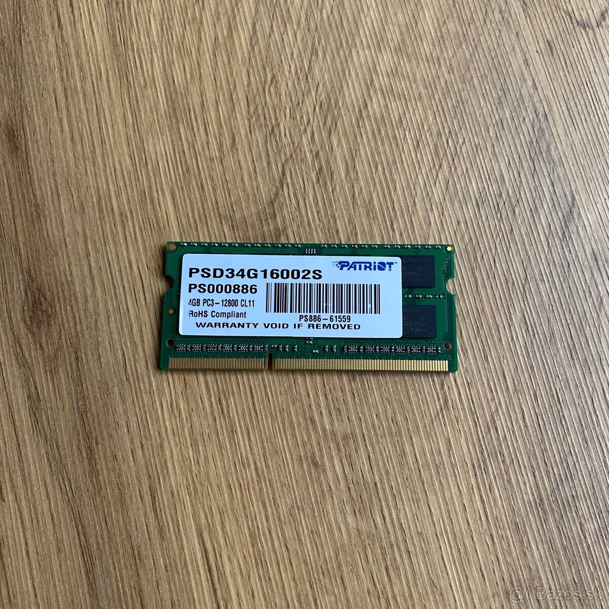 SO-DIMM 4GB DDR3-1600MHz PATRIOT CL11 DR