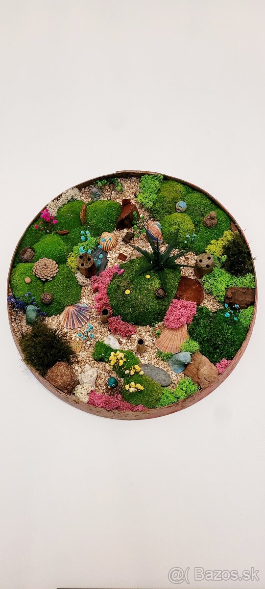 Machový obraz "Little Creatures"