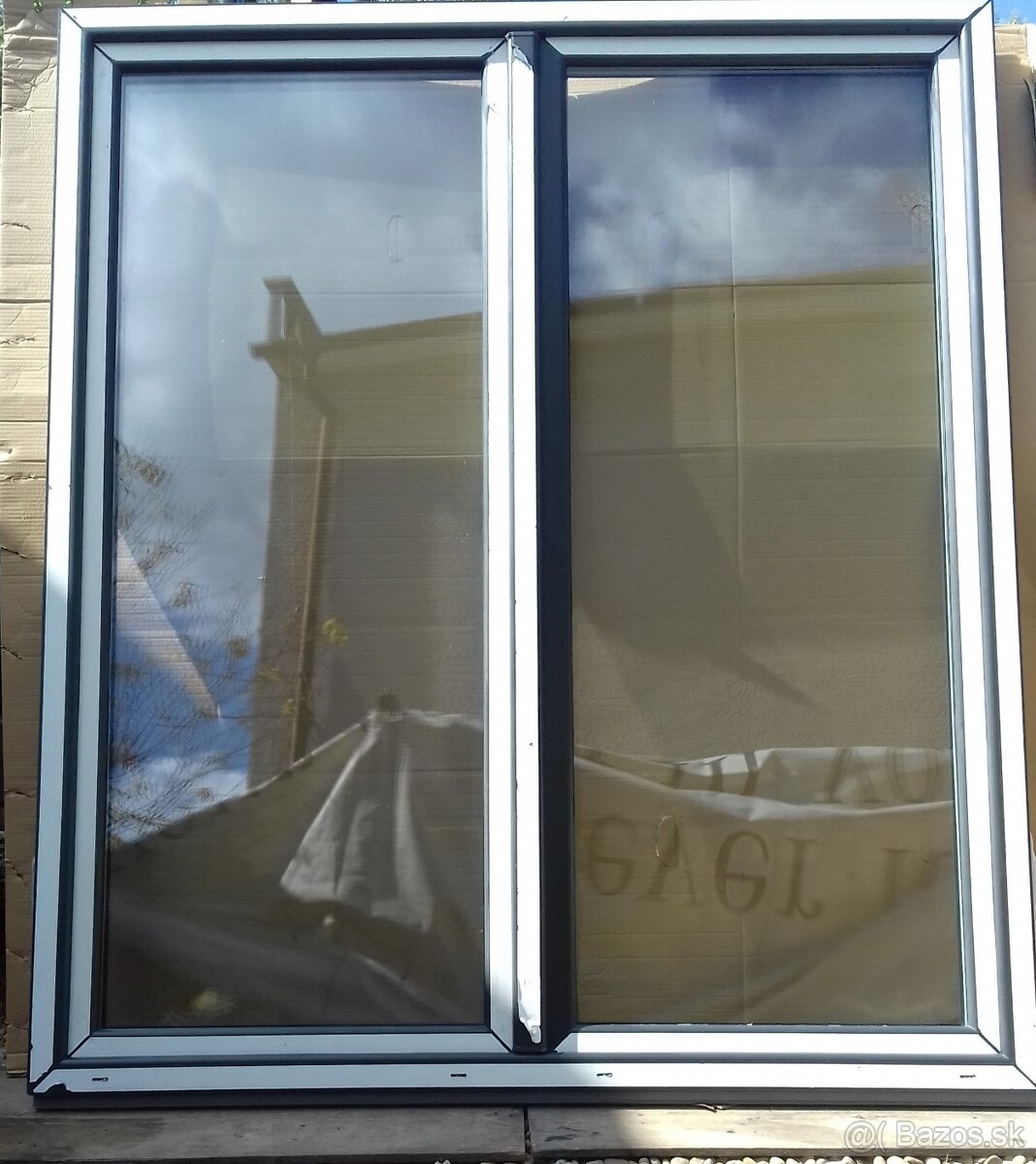 Predám balkonové dvere180x207 dvojdielne,dvojkridlo.trojsklo