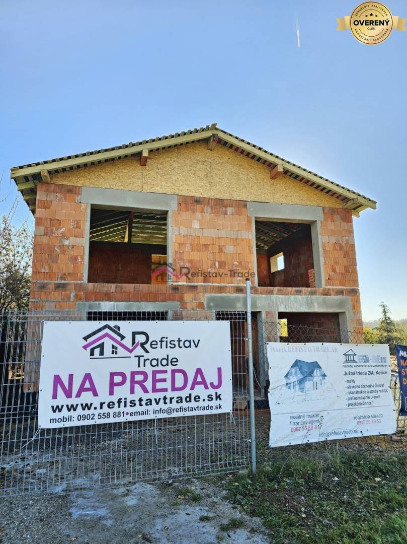 Novostavba rodinného domu - Myslava, Košice, Povrazová ul.