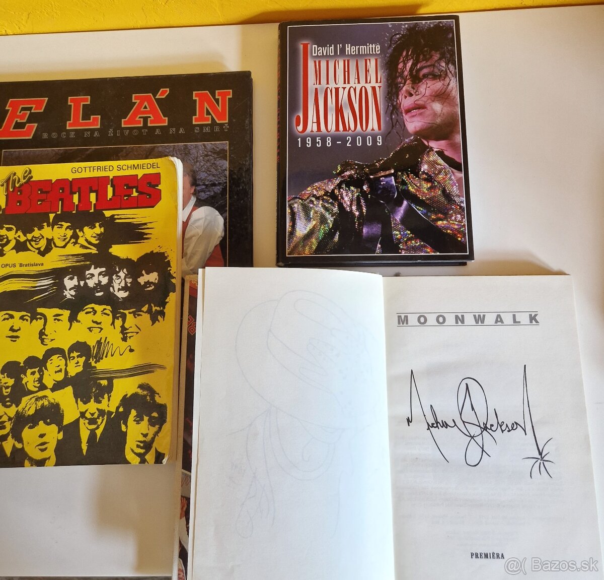 Predam knihy o Beatles a Michael Jackson 3 kusy