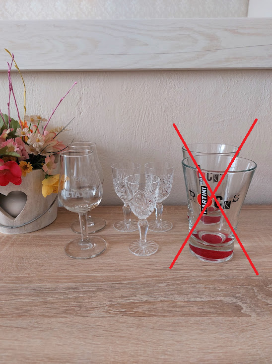 Kristalove pohariky, uzitkove sklo