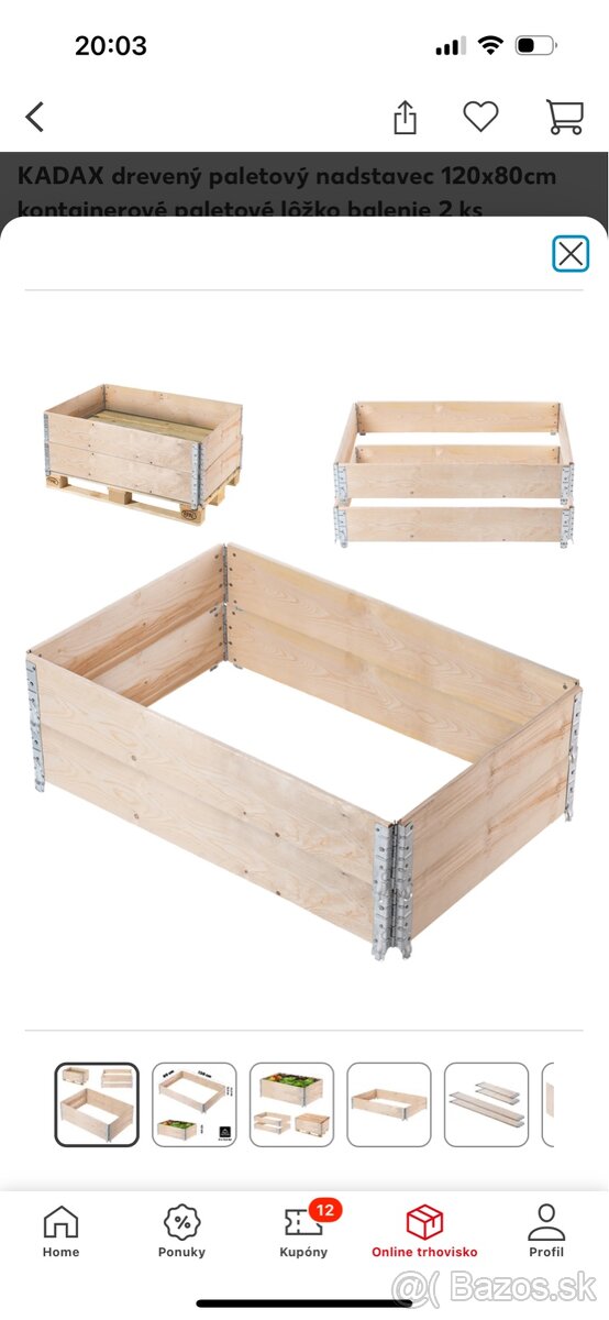 Paletové ohrádky, vyvysene zahony