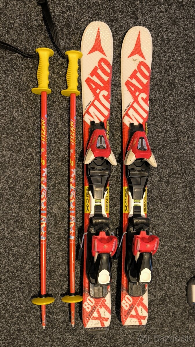 Predám detské lyže 80 cm