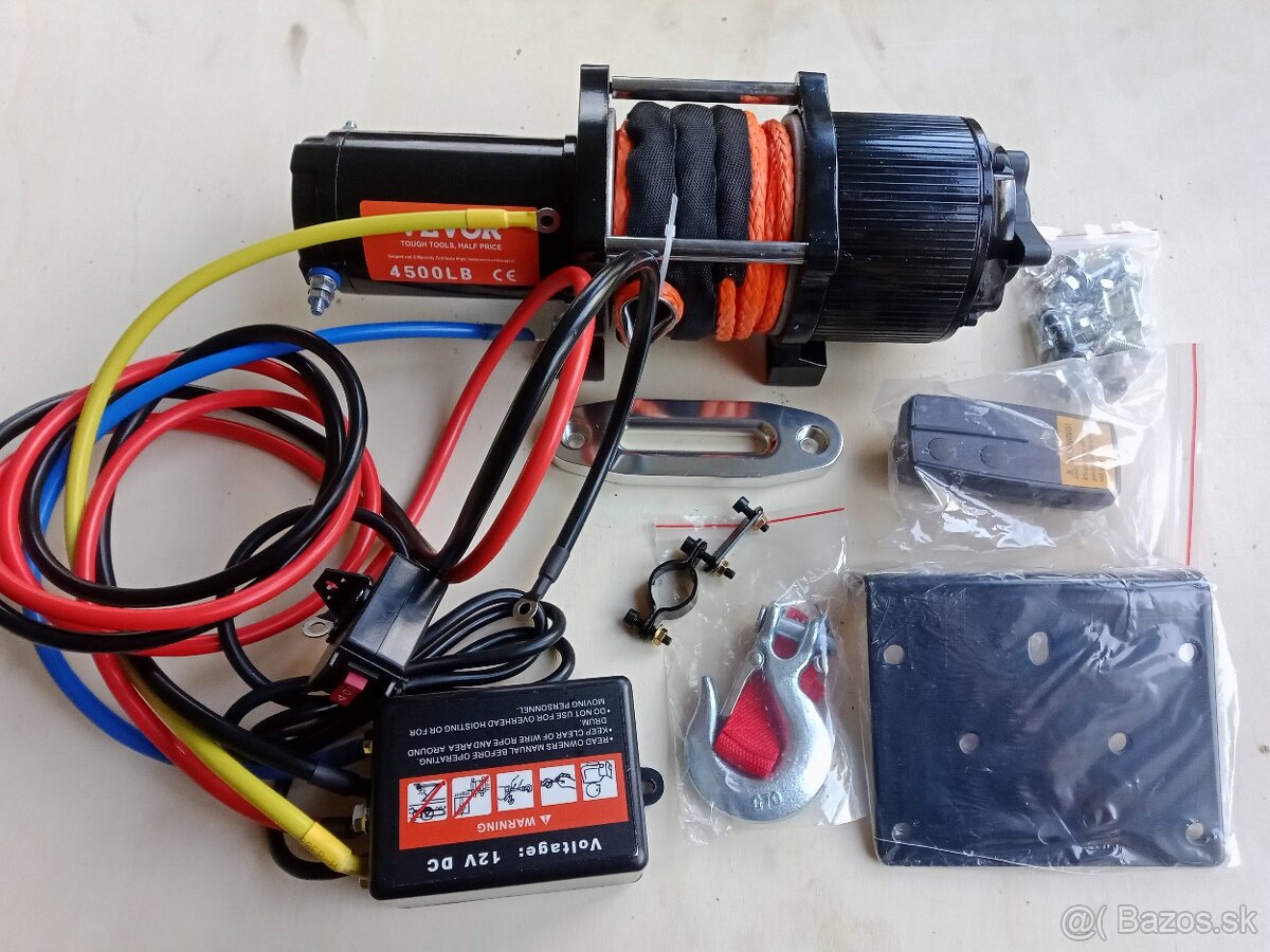 Elektrický naviják 2041kg/12V