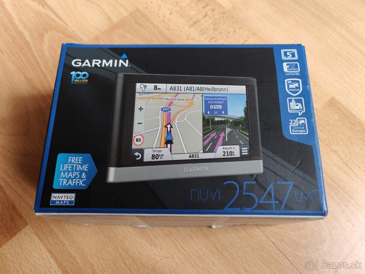 GPS navigácia Garmin 2547LMT TOP stav