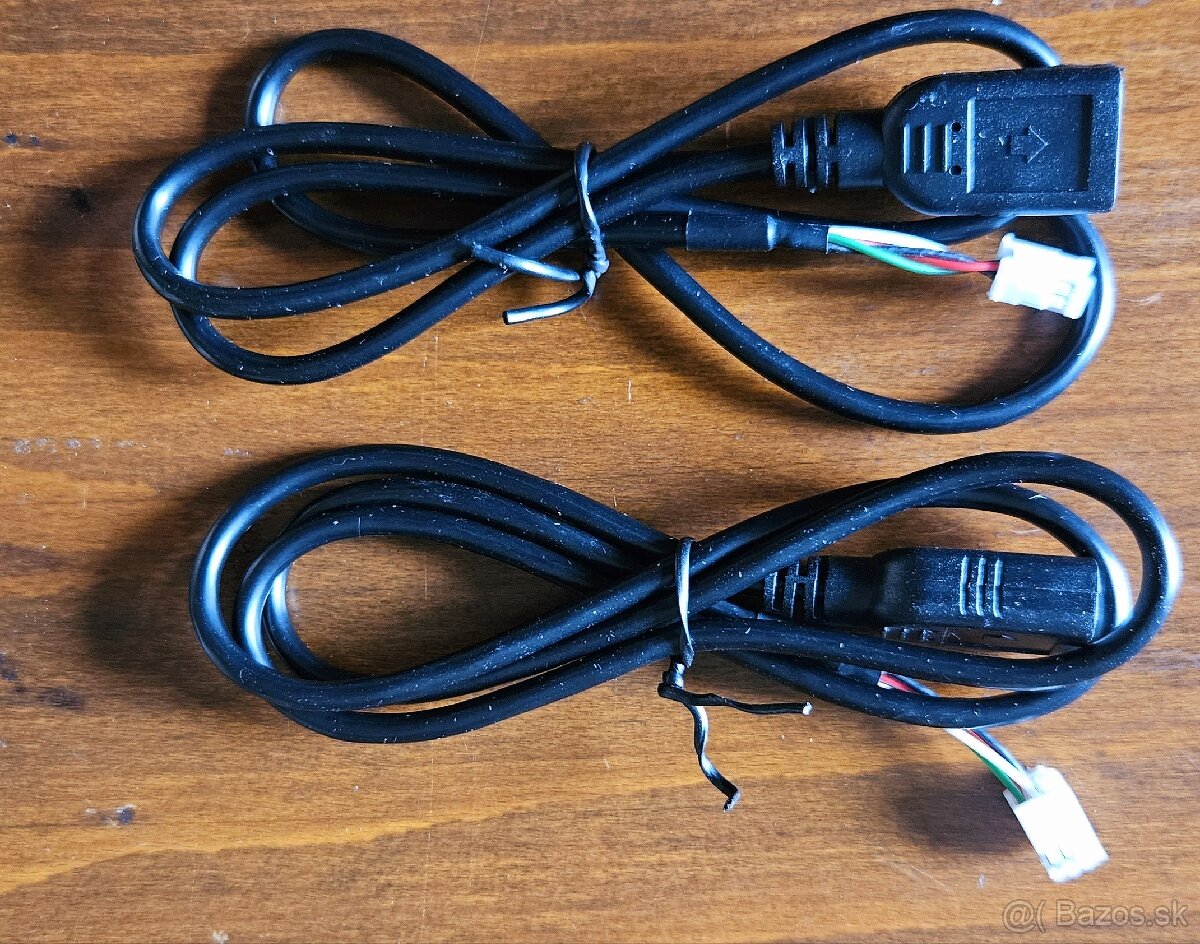 Predám nové 2 kusy 4 a 6 pinovy USB kábel