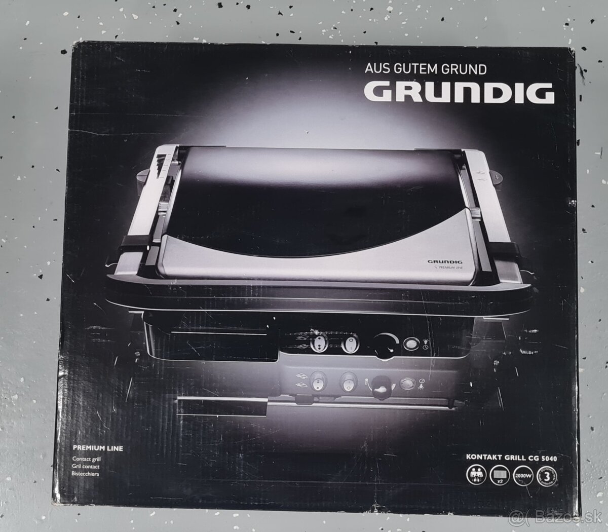 Kontaktný gril Grundig CG 5040