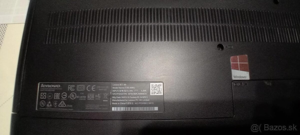 Lenovo B71-80RJ Náhradné diely Pokazená Základná doska