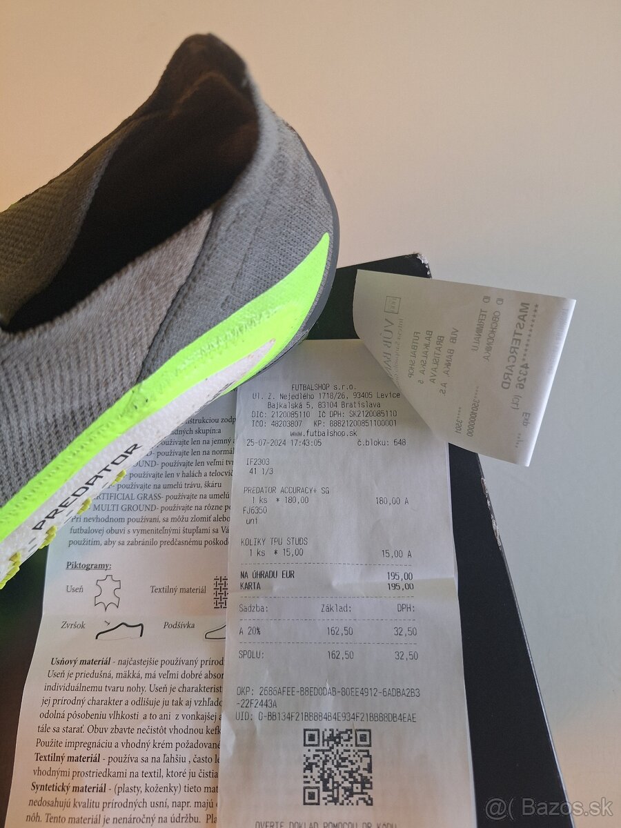 Kopačky adidas PREDATOR ACCURACY+ SG