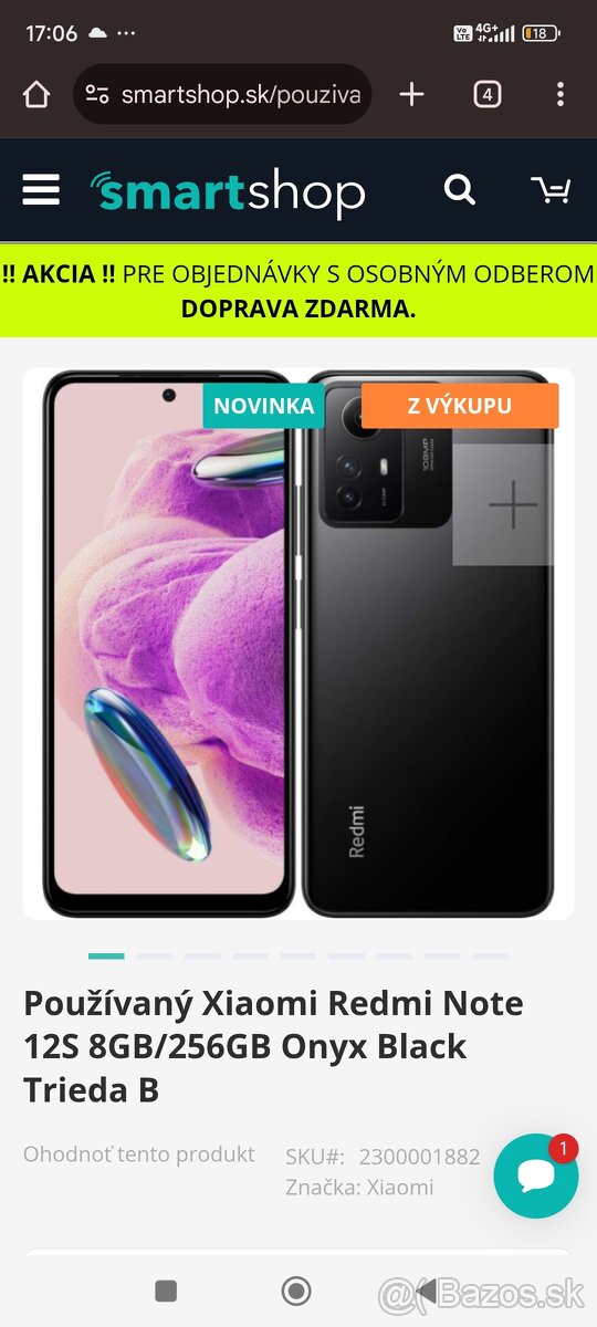 XIAOMI REDMI NOTE 12S