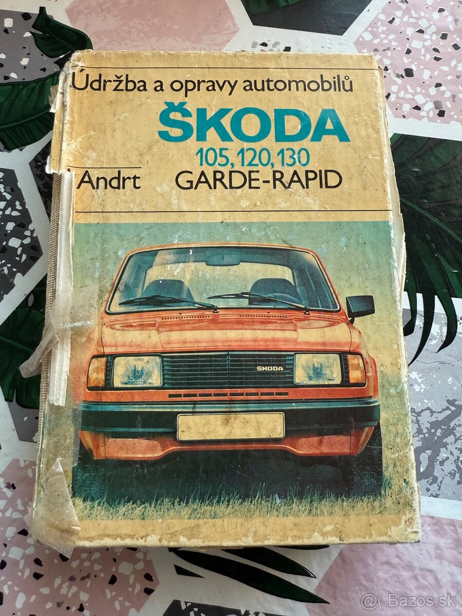 Kniha údržba auto Škoda 1981