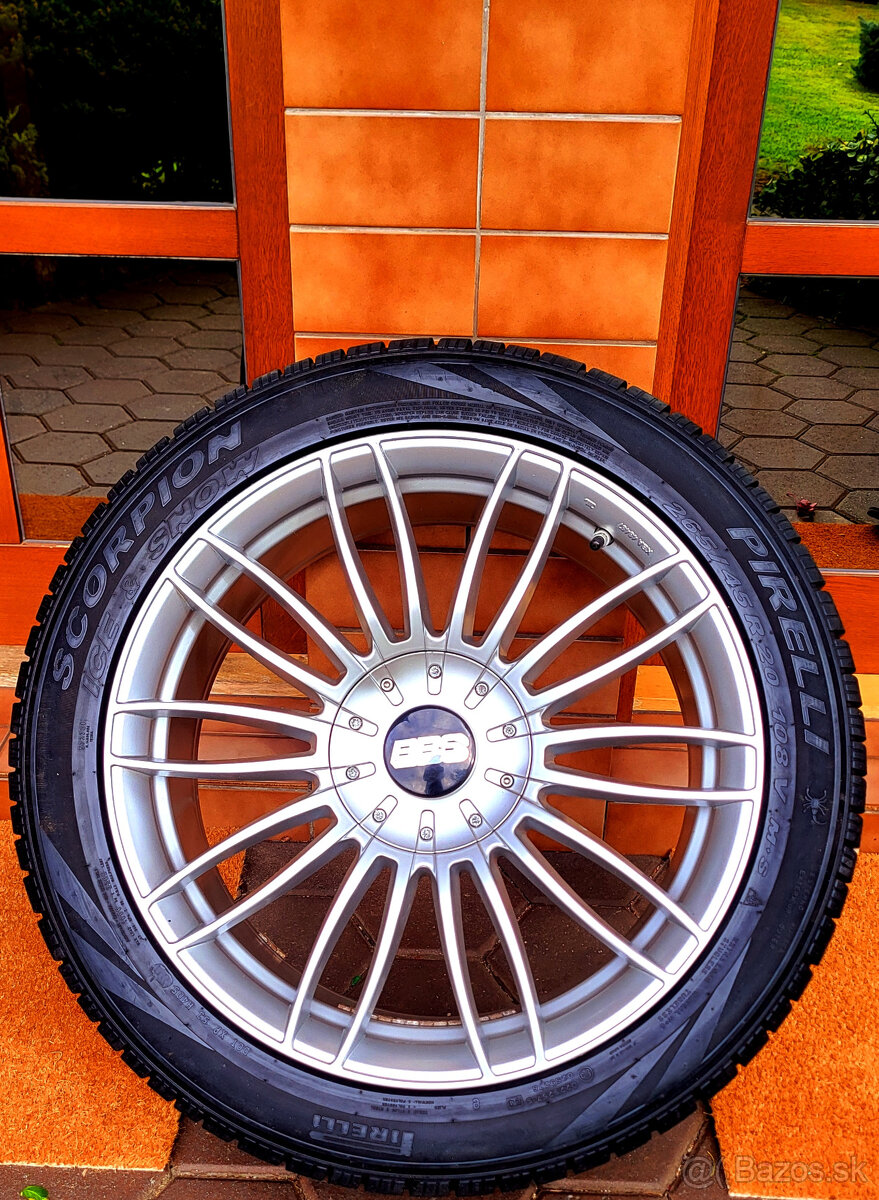 alu R20 5x120 senzory tlaku, zimné/letné pneu 265/45 Tesla X