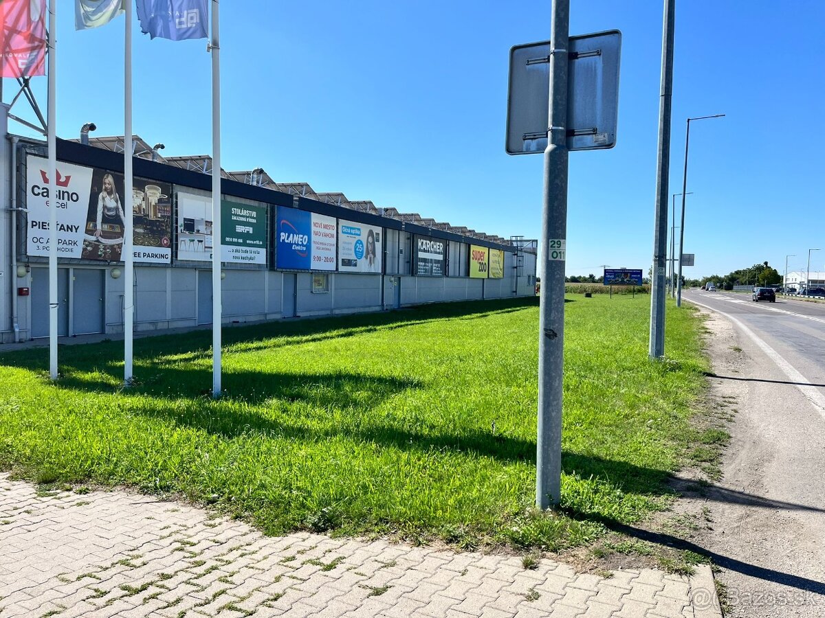 Prenajom pozemku - nakupna zona Tesco a RGB Javorina NM