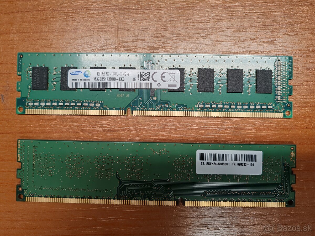 Predám rôzne DDR3 RAM