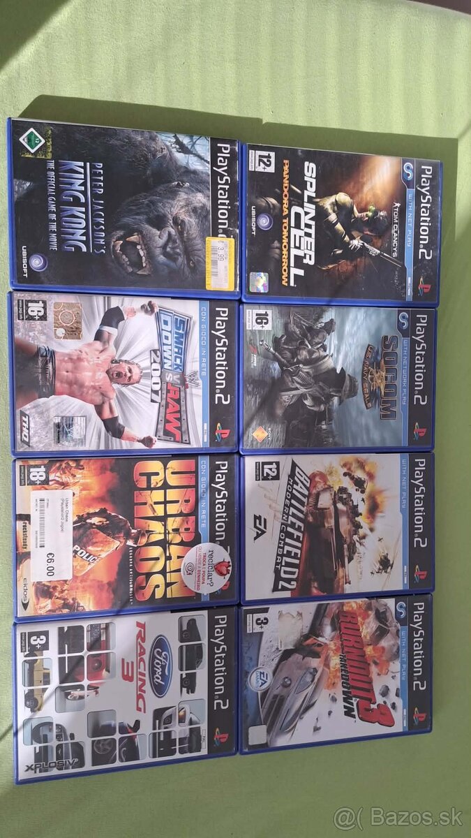 PS2, hry na Playstation 2