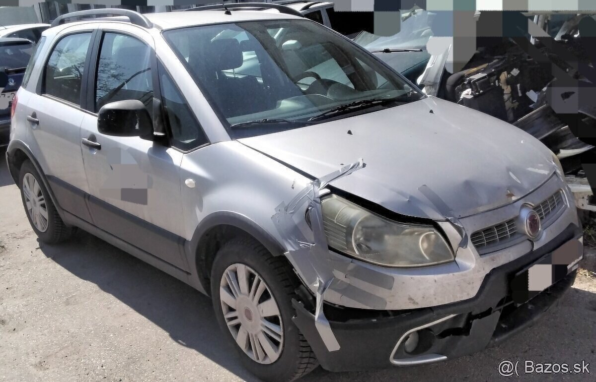 Fiat Sedici 1.6 2010 predám motor M16A, PREVODOVKA 5 rýchlos