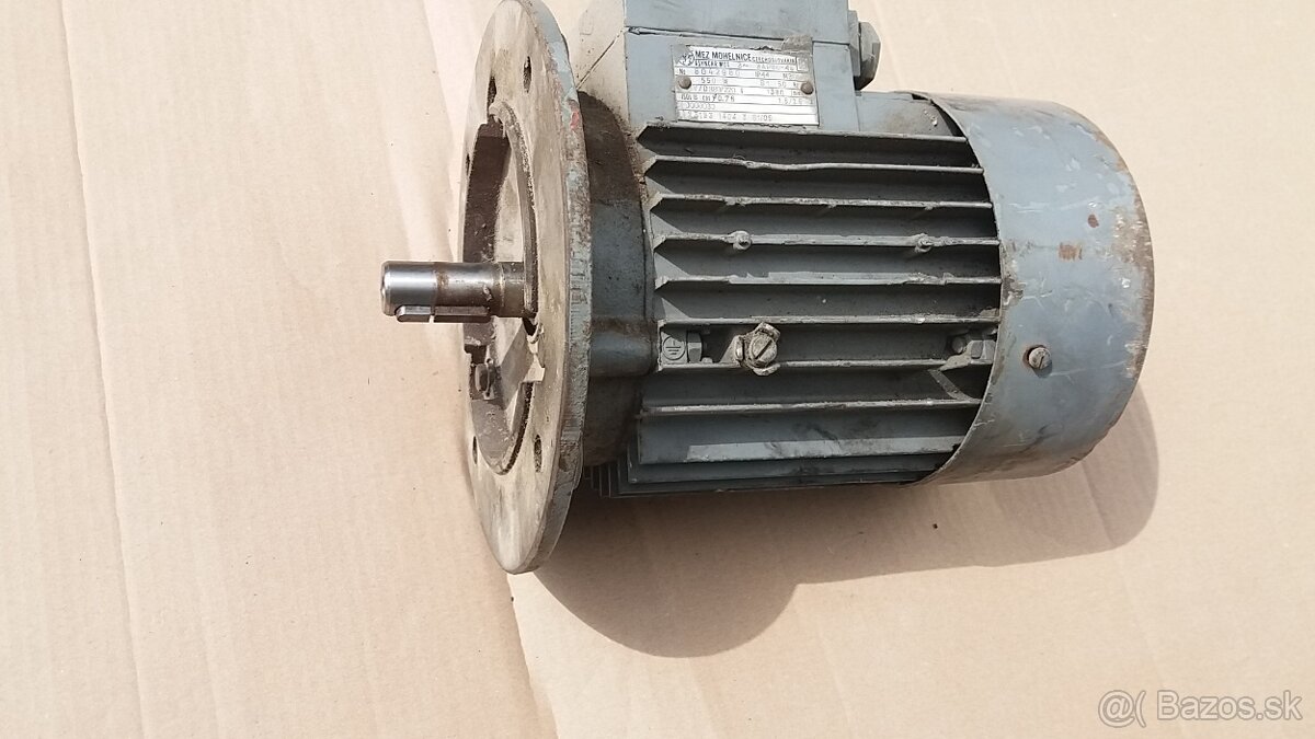 Predám elektromotor 550w,1380ot/min
