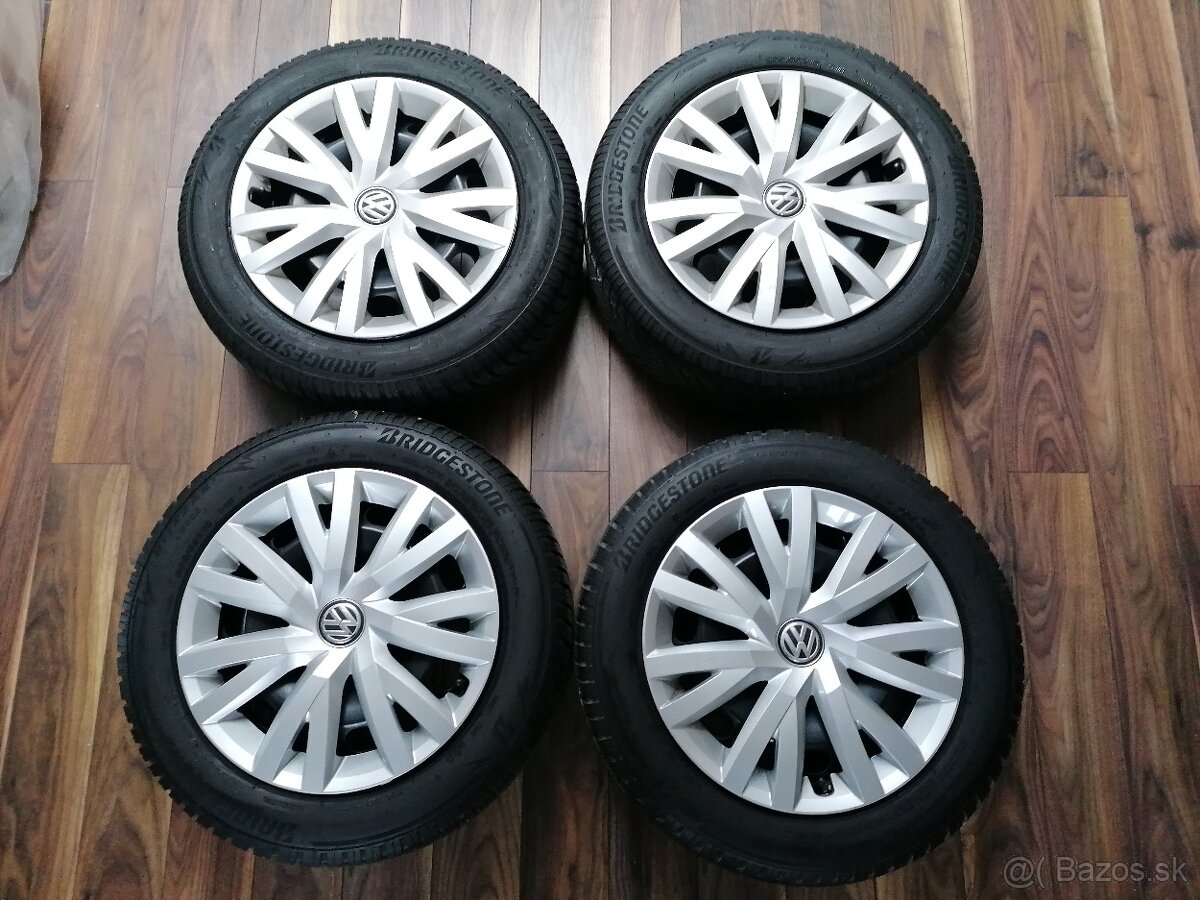 Zimná sada R16 VW 5x112 205/55R16 Bridgestone