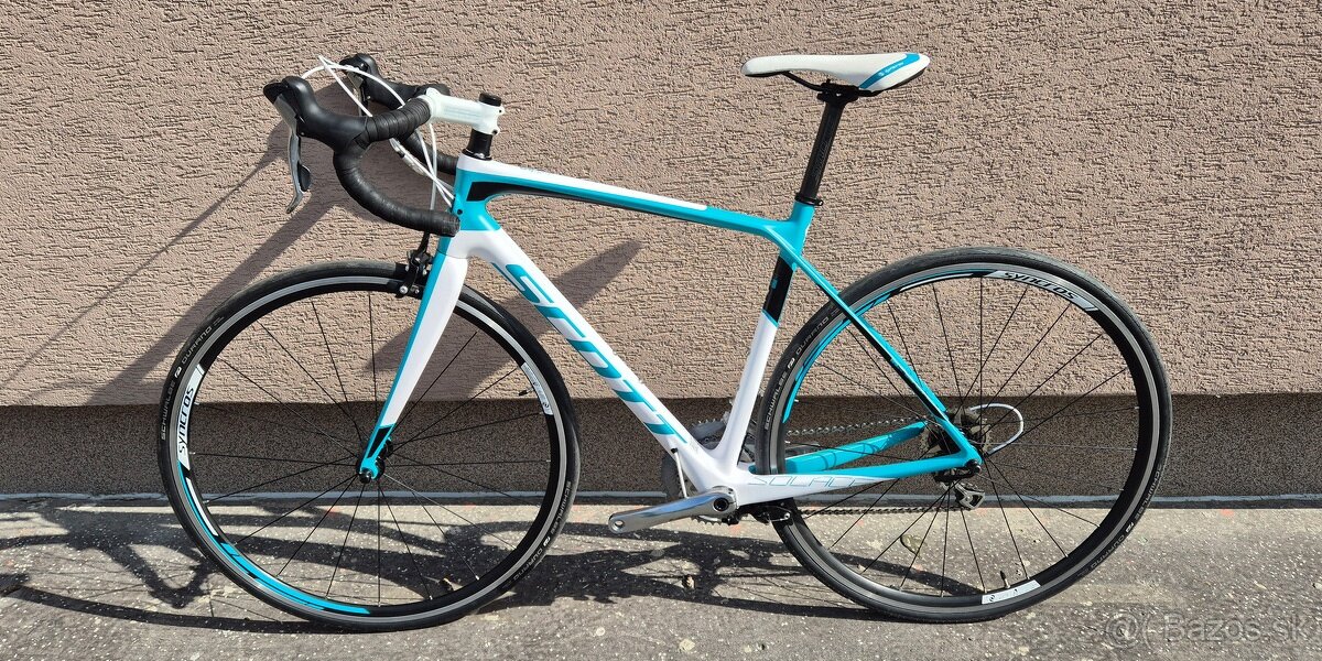 Dámsky karbónový cestný bicykel Scott Contessa Solace 35