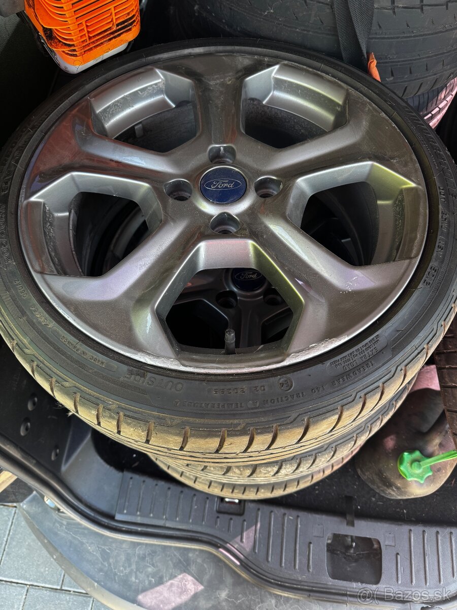 HLINÍKOVE DISKY PRE FORD FIESTA MK7 R17 S PNEU