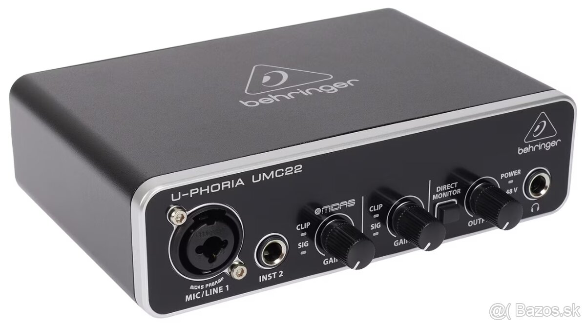 Behringer U-phoria UMC 22 Zvukova karta