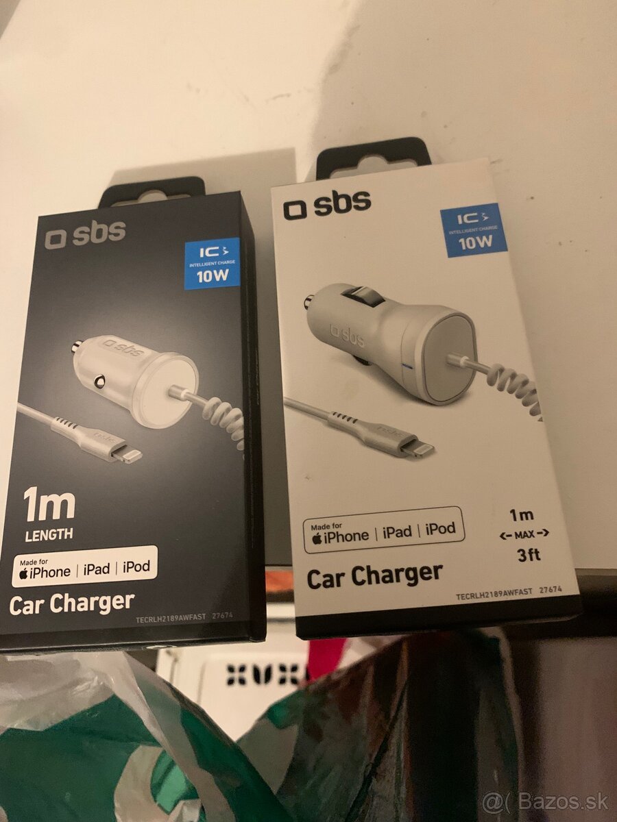 Autonabíjačky SBS (na iPhone)