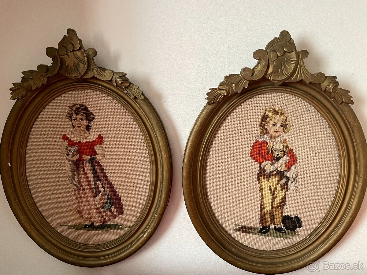 ručne vyšívané gobelíny