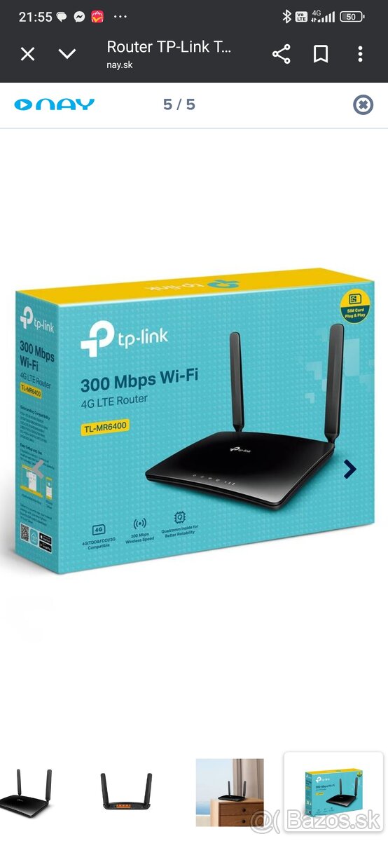 TP-Link MR6400 4G LTE router