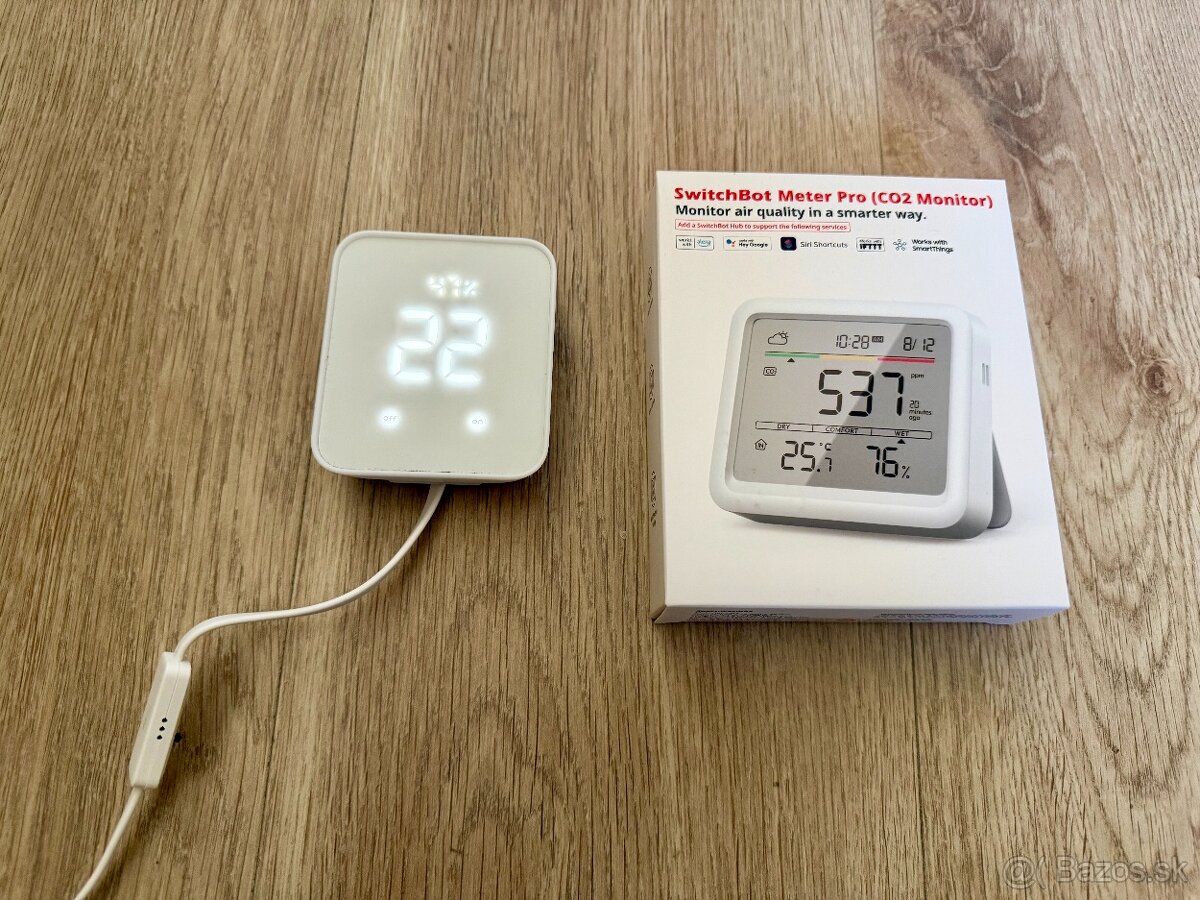 SwitchBot Meter Pro (CO2) + Hub 2