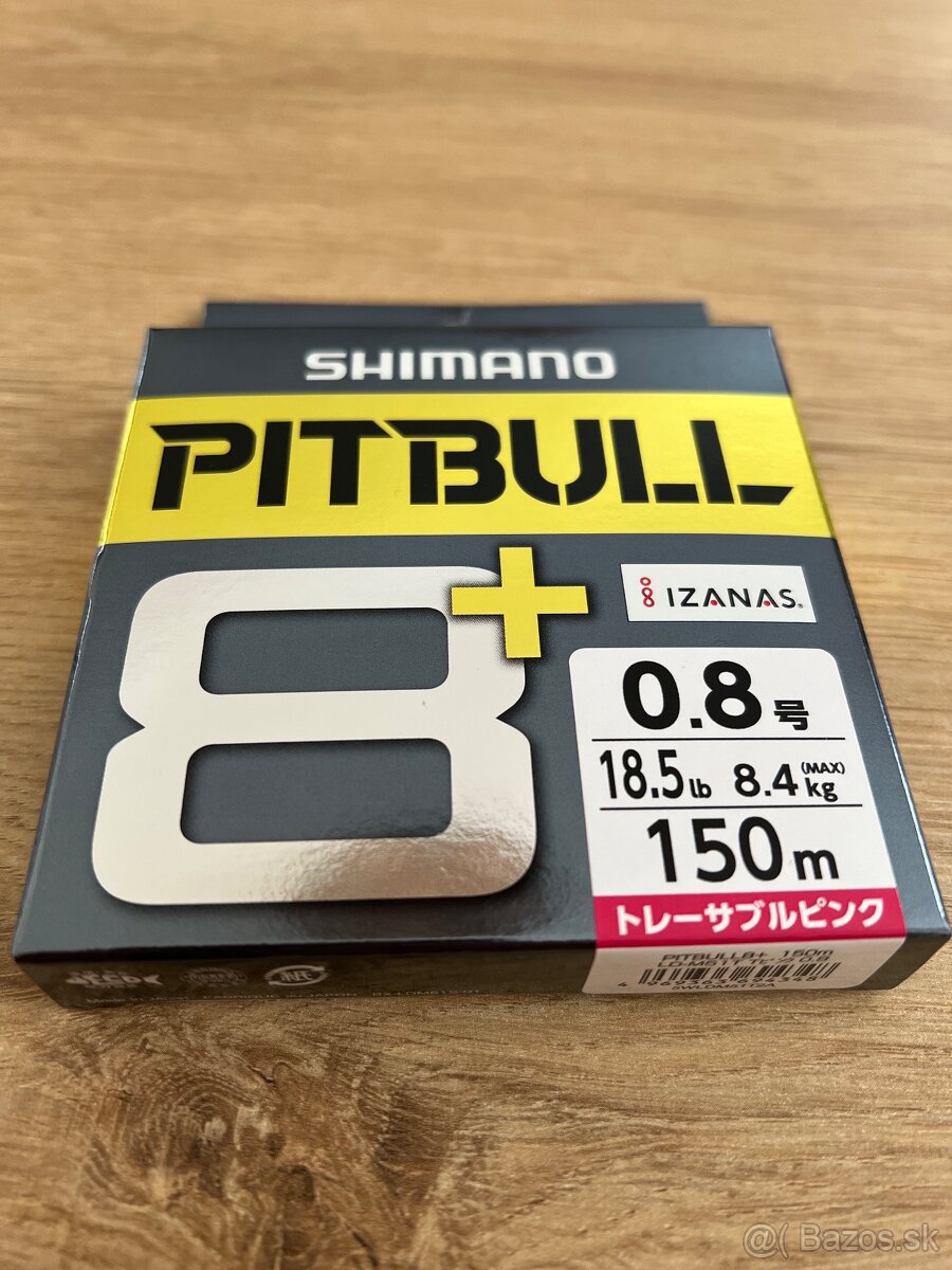 Prívlačová šnúra Shimano PITBULL 8+ (8,4kg)
